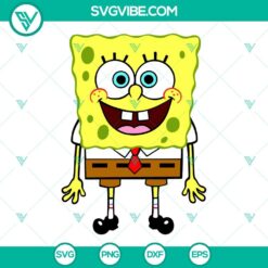 Disney, SVG Files, SpongeBob SVG File DXF EPS PNG Cricut Silhouette Clipart 12