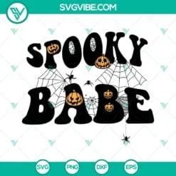 Halloween, SVG Files, Stay Spooky Skeleton Skull Pumpkin Halloween SVG File PNG 3