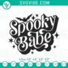 Spooky Babe Machine Embroidery Designs featuring trendy retro Halloween patterns, perfect for decorating Halloween projects.