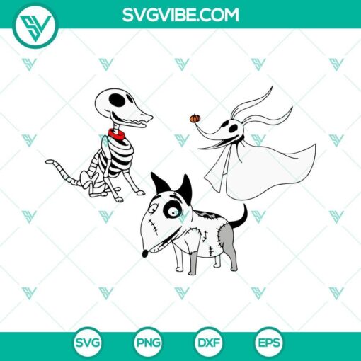 spooky dogs svg bundle zero svg sparky svg scraps dog svg halloween dogs svg png dxf eps 3 mockup 1