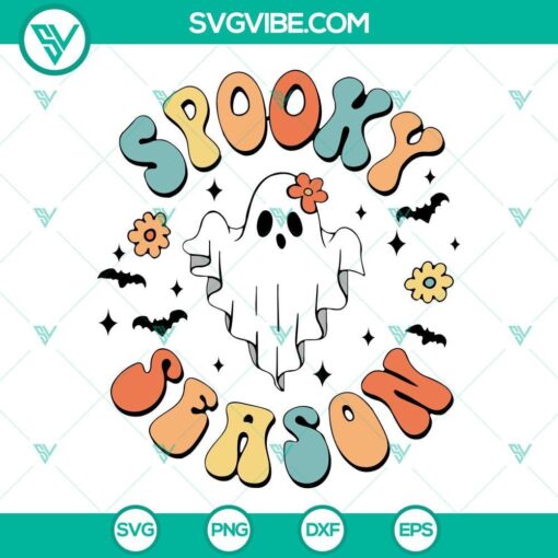 spooky season cute ghost svg happy halloween svg files for cricut silhouette 7 mockup