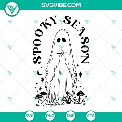 spooky season halloween ghost svg png dxf eps cricut cut files 7 mockup