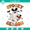 Mickey Mouse ghost Halloween SVG cut file for spooky season decor, PNG, DXF, EPS formats, for DIY crafts and projects.
