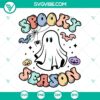 Spooky ghost Halloween SVG file for fall season, perfect for download and cutting.