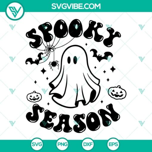 spooky season svg cut file fall season svg ghost halloween svg 9 mockup