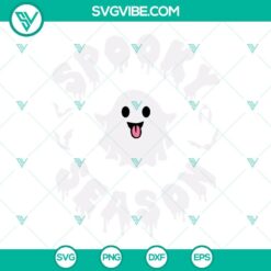 Halloween, SVG Files, Spooky Season SVG Image, Ghost Cute SVG File, Halloween 14