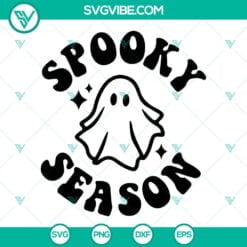 Halloween, SVG Files, Spooky Season SVG File, Ghost Halloween SVG Images, Ghost 15