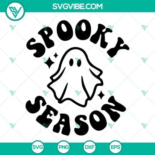 spooky season svg ghost halloween svg ghost vibes svg halloween ghost svg 9 mockup