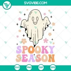 Halloween, SVG Files, Spooky Season SVG File, Spooky Vibes SVG Download, Spooky 4