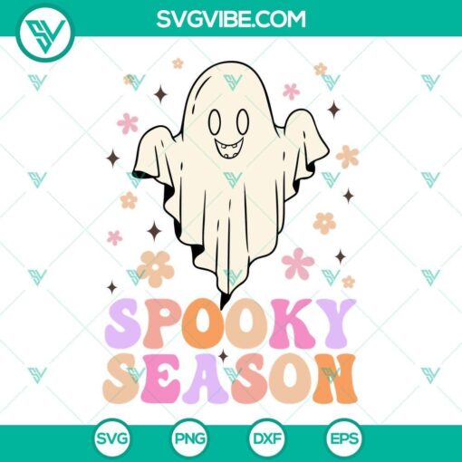 spooky season svg retro ghost halloween svg png dxf eps cricut 8 mockup