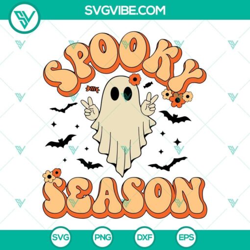 spooky season svg spooky babe svg halloween ghost clipart svg cut file for cricut silhouette 9 mockup