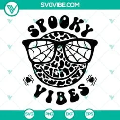 Halloween, SVG Files, Spooky Vibes SVG Download, Spooky Mama Halloween SVG 3