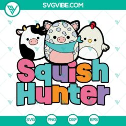 SVG Files, Trending, Squish Hunter SVG File, Connor Cow SVG Files, Charity 1