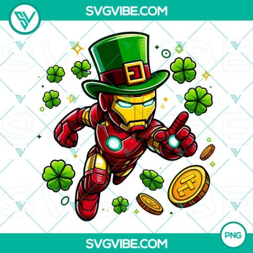 st patrick day iron man png iron man marvel armor man st patrick png mockup 1