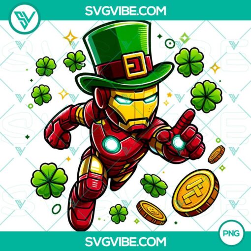 st patrick day iron man png iron man marvel armor man st patrick png mockup