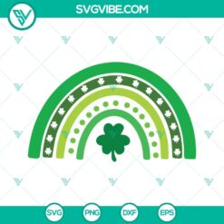 st patrick s day rainbow svg bundle shamrock rainbow svg lucky irish svg png dxf eps files 7 mockup