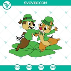 St Patricks Day Disney SVG Image Bundle, Lucky Clover SVG Download, Disney 5