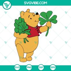 St Patricks Day Disney SVG Image Bundle, Lucky Clover SVG Download, Disney 7