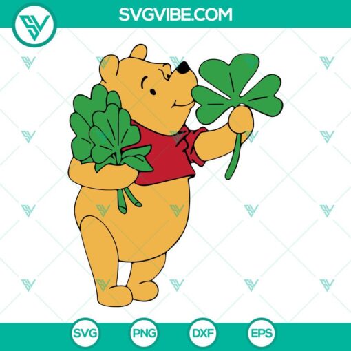 st patricks day disney svg bundle lucky clover svg disney characters leprechaun hat svg png dxf eps 8 mockup 29