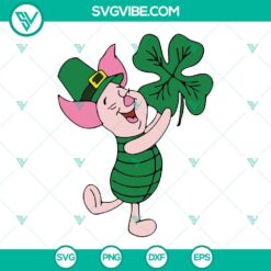 St Patricks Day Disney SVG Image Bundle, Lucky Clover SVG Download, Disney 8