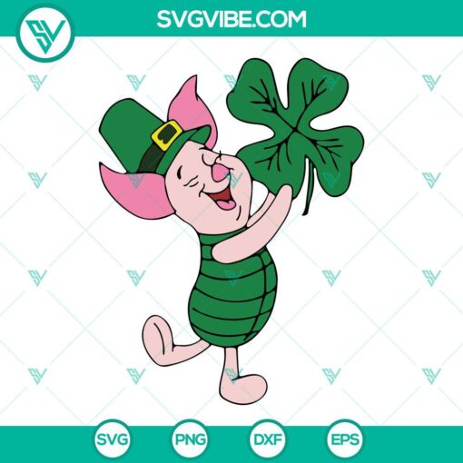 st patricks day disney svg bundle lucky clover svg disney characters leprechaun hat svg png dxf eps 9 mockup 29