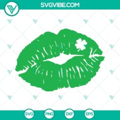 St Patrick's Day, SVG Files, St Patricks Day Lips SVG File, Shamrock SVG 9