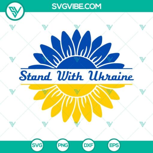 stand with ukraine svg ukraine svg charity ukraine ukraine sunflower 2 mockup