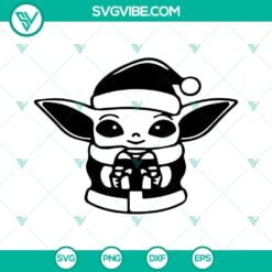 Christmas, Movies, SVG Files, Star Wars Christmas Bundle SVG Image, Baby Yoda 2