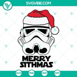 star wars christmas svg bundle storm trooper merry sithmas svg star wars christmas darth vader svg png dxf eps 7 mockup