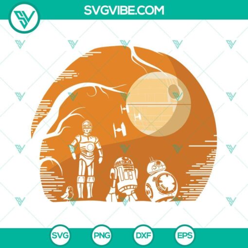 star wars droids halloween svg star wars droids svg star wars halloween svg png dxf eps cut files 5 mockup