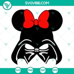 star wars family mouse ears svg bundle stormtrooper mother svg darth vader father svg 4 mockup