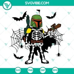 star wars halloween svg bundle spooky svg trick or treat svg baby yoda skeleton svg png dxf eps 8 mockup