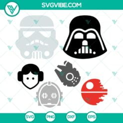 Movies, SVG Files, Star Wars Icon SVG Files, Stormtrooper SVG Images, Darth 5