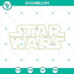 Movies, SVG Files, Star Wars Logo SVG File, May The 4th SVG Files, Jedi SVG 2