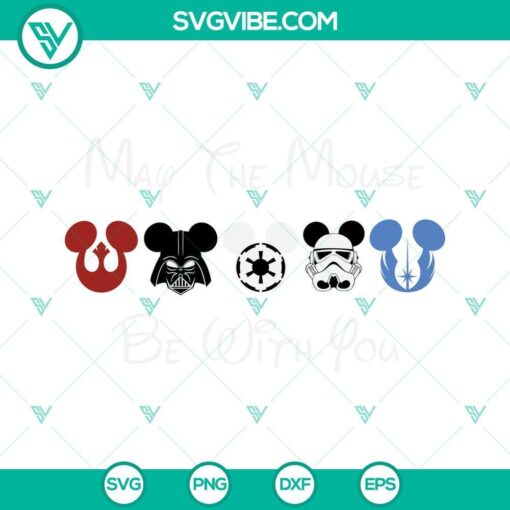 star wars may the mouse be with you shirt svg may the 4th be with you svg disney star wars day svg 8 mockup