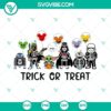 Star Wars Halloween skeletons SVG file for trick or treat, instant download for crafting projects and Halloween decorations.