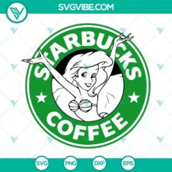 Starbucks Coffee Bundle SVG Download, Disney Starbucks Cup SVG Image Bundle 5