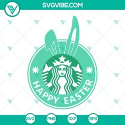 Starbucks Logo Easter SVG Image Bundle, Hello Spring SVG Download, Starbucks 8