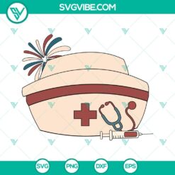 Stars Stripes And Running For Call Lights SVG Download, Patriotic Nurse 2