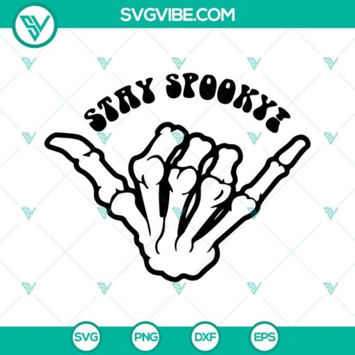 stay spooky skeleton hand svg halloween svg spooky svg skeleton hand svg 9 mockup