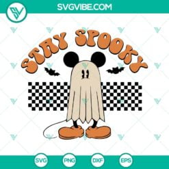 Disney, Halloween, SVG Files, Stay Spooky SVG Images, Halloween Mickey Ghost 24