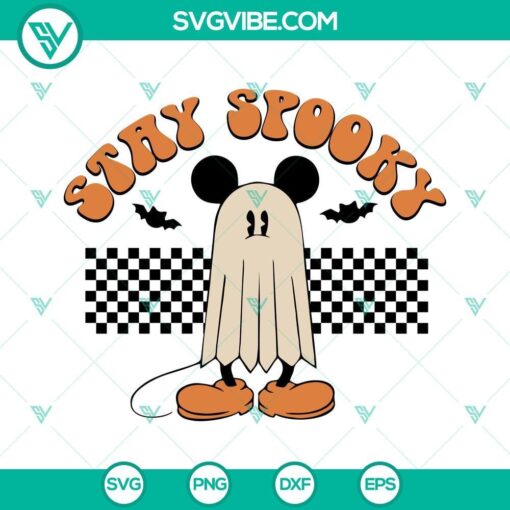 stay spooky svg halloween mickey ghost svg png dxf eps cut files 8 mockup