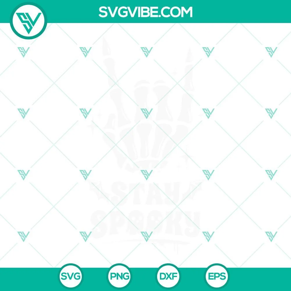 Skeleton, SVG Files, Stay Spooky SVG Image, Skeleton Hand SVG Download, Rock 1