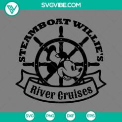 Disney, SVG Files, Steamboat Willie SVG Files Bundle, Steamboat Mickey Mouse 3