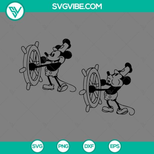 steamboat willie svg bundle steamboat mickey mouse svg cut files mockup