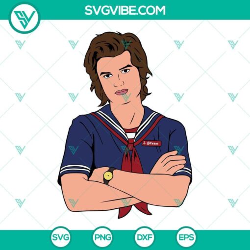 steve harrington stranger things svg png dxf eps cut files 10 mockup