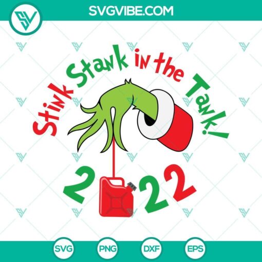 stink stank in the tank christmas ornament 2022 svg png dxf eps digital file christmas 2022 gasoline inflation svg 3 mockup