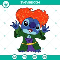 stitch as winifred sanderson svg bundle stitch hocus pocus halloween svg 8 mockup