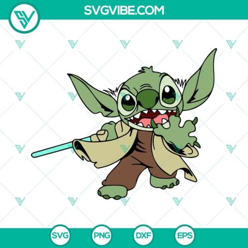 stitch baby yoda svg grogu svg disney stitch star wars svg png dxf eps cricut 6 mockup