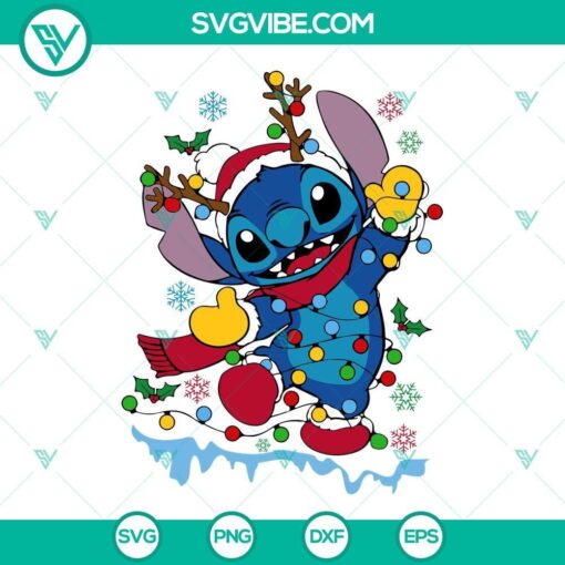 stitch christmas lights svg stitch christmas svg png dxf eps files 6 mockup